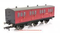 R40077 Hornby BR 6 Wheel 1st Class Coach number E41373 in BR Crimson livery - Era 4